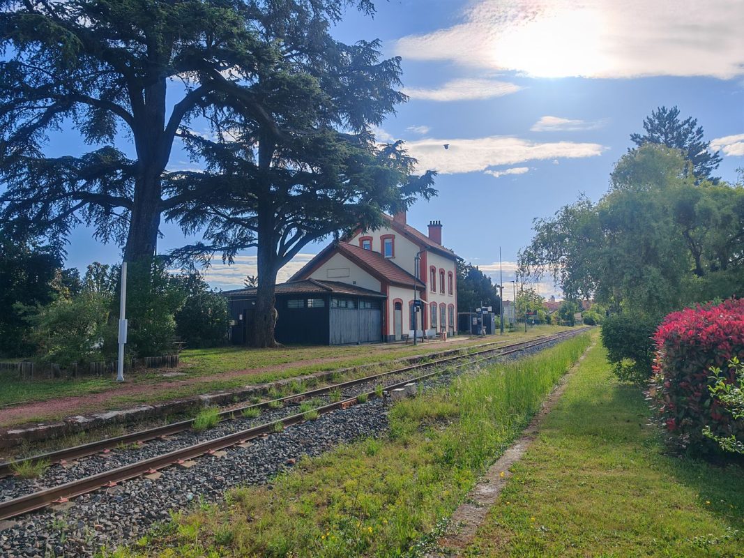 La gare de Andrézieux-Bouthéon