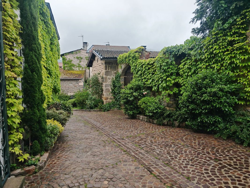 Pavées et murs végétalisés