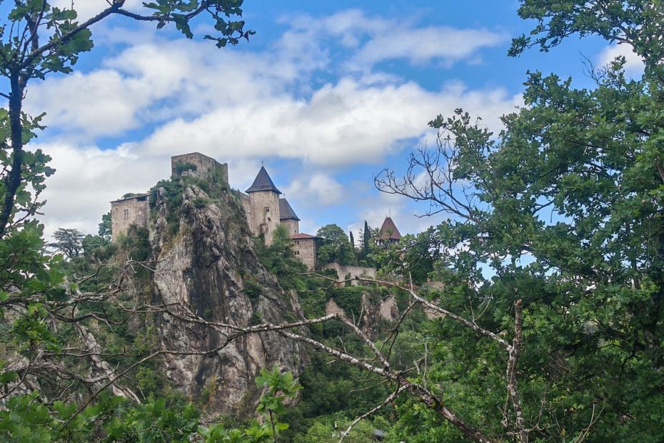 La face coté Loire du château