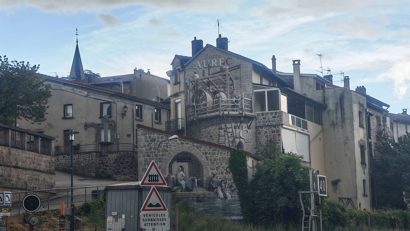 Fresques 'Les porte d'Aurec'
