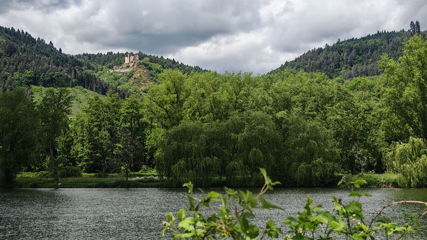 Ruine du château et volerie de Rochebaron
