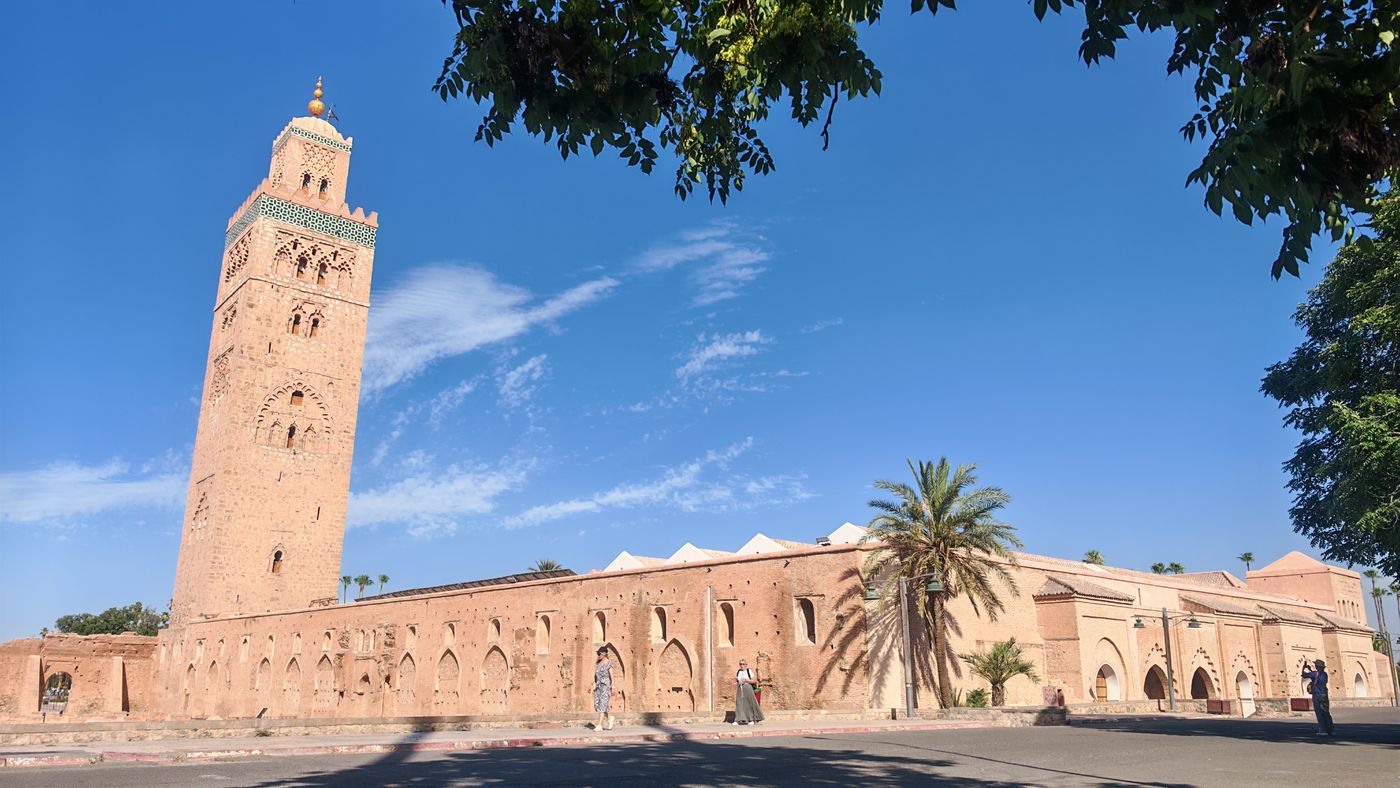 La Mosquée de la Koutoubia et les ruines de la première Koutoubia