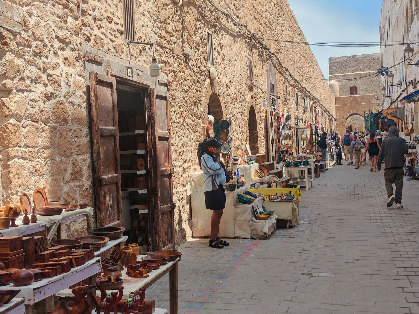 Boutique dans les remparts, on se croirais à Saint Malo