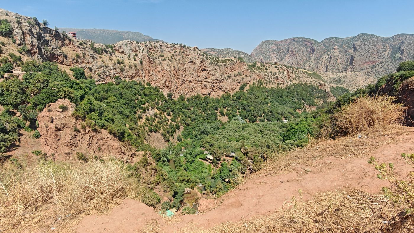 La vallée / Canyon en bas