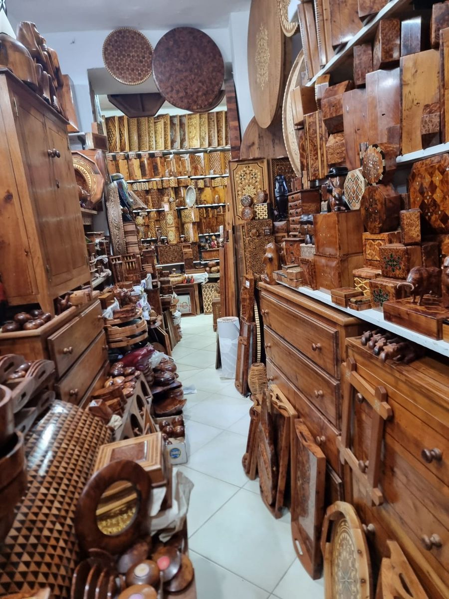 Dans une des boutiques