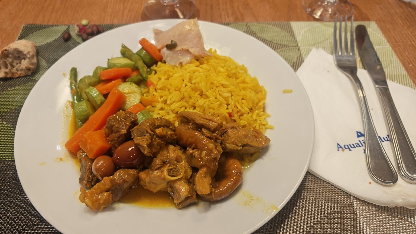Un des assortiments des plats