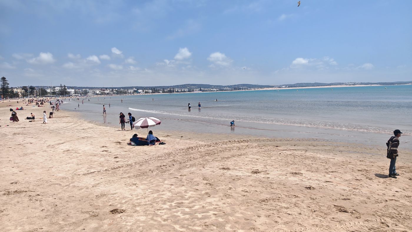 On termine par 1h à la plage avant le retour à 16h