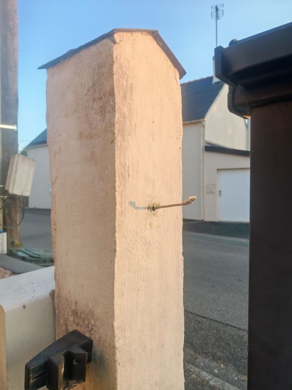 Installation de la prise pour la sonnette