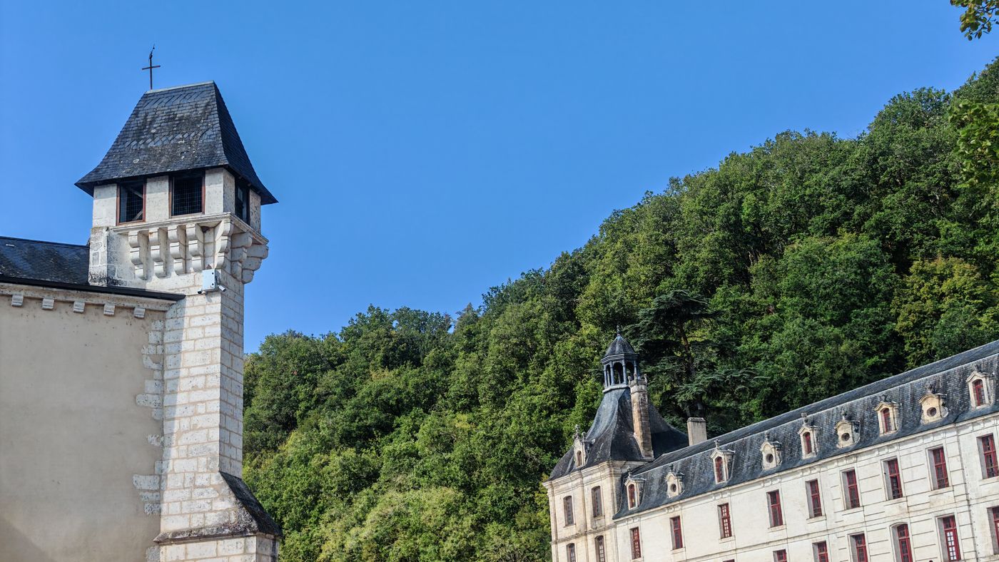 Les tours et clocher de Brantome