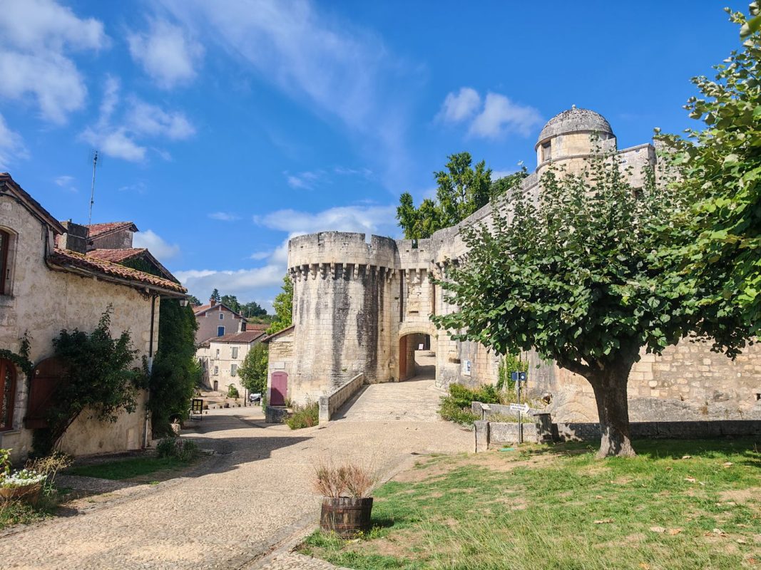 L'entrée du château fort
