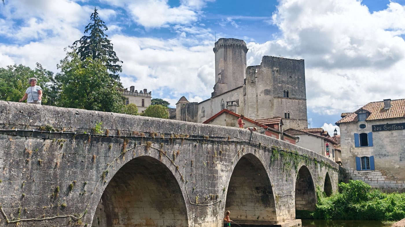 Annick sur le pont