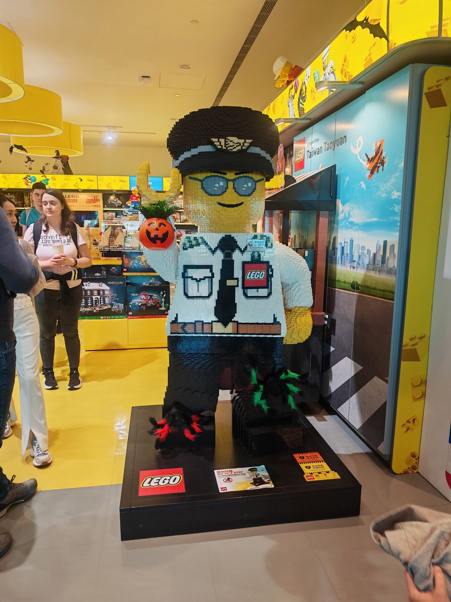 Au Lego store de l'aéroport de Taiwan