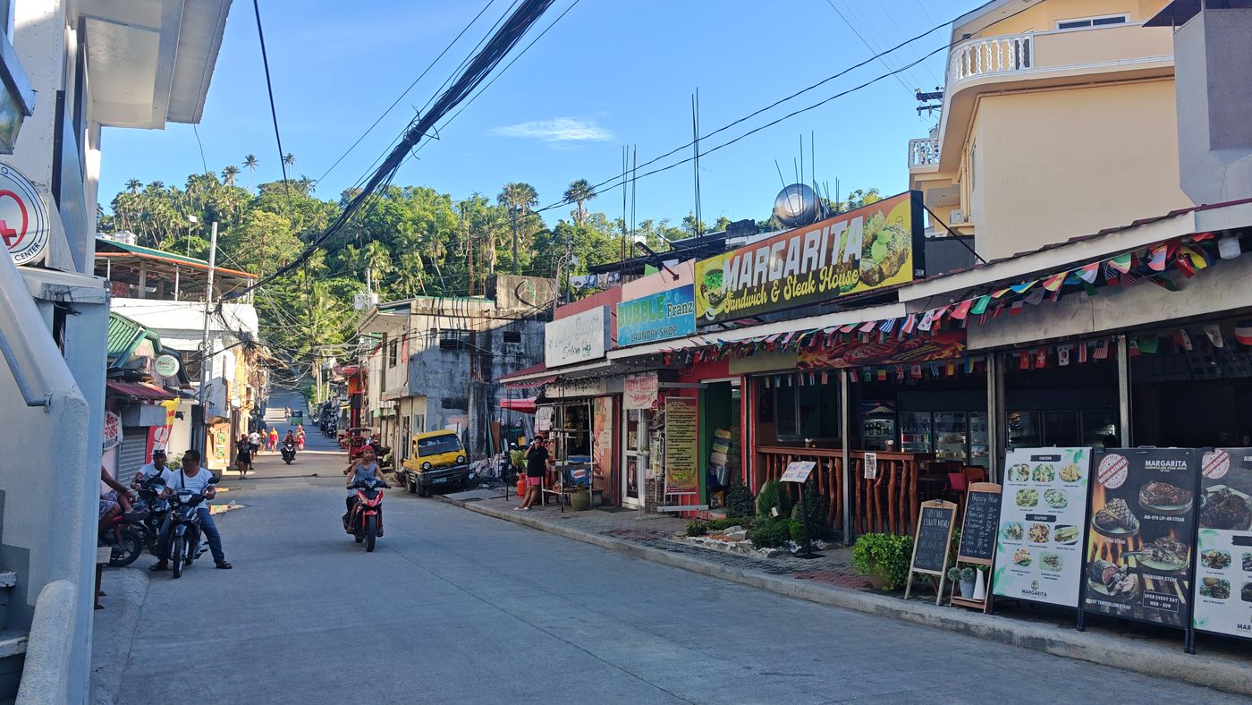 Une rue du village de Sabang