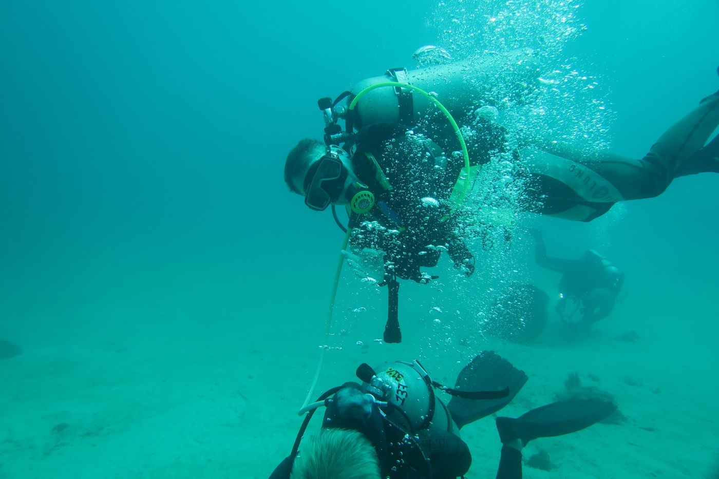 Bertrand parti avec une bouteille à 130 bars