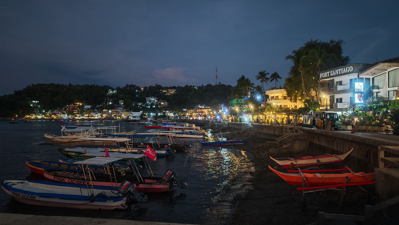 La corniche de nuit